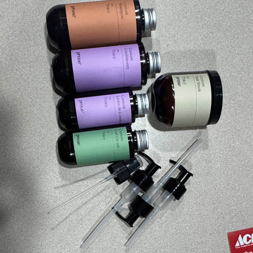 Prose Skincare Cleanser Set - Black, Purple, Green, Cream